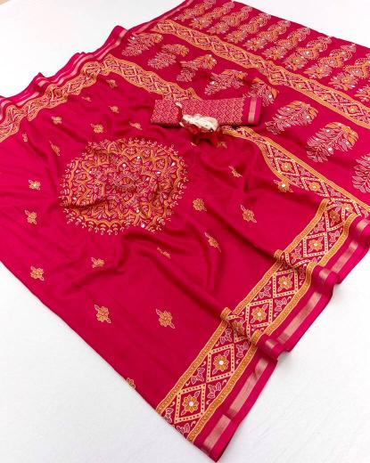 Vastrangan kashmiri mirror saree wholesale market in india